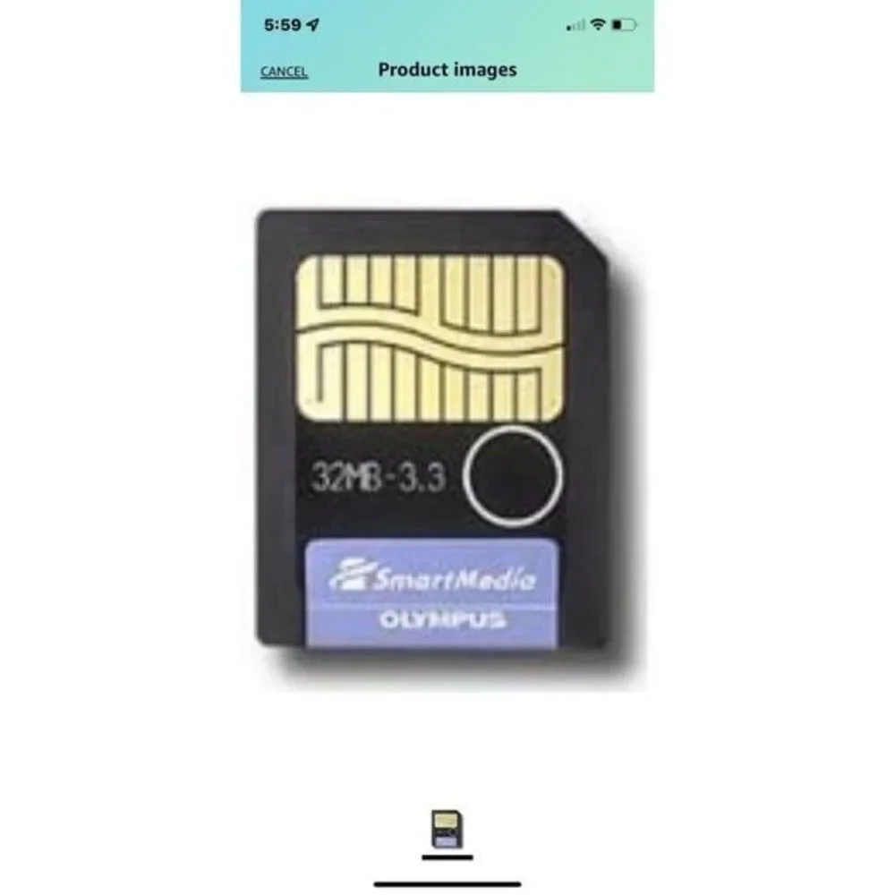 OLYMPUS 32MB & 8MB CARDS